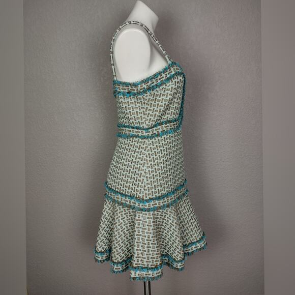 ALEXIS  Medalia Tweed Minidress - French Tweed Size Large - Picture 5 of 15